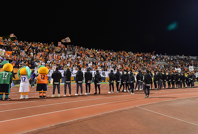 ホーム最終戦セレモニー