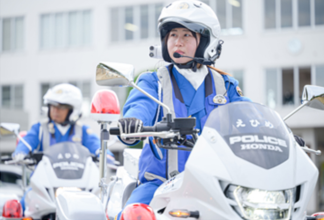 愛媛県警察本部刑事部組織犯罪対策課ブース